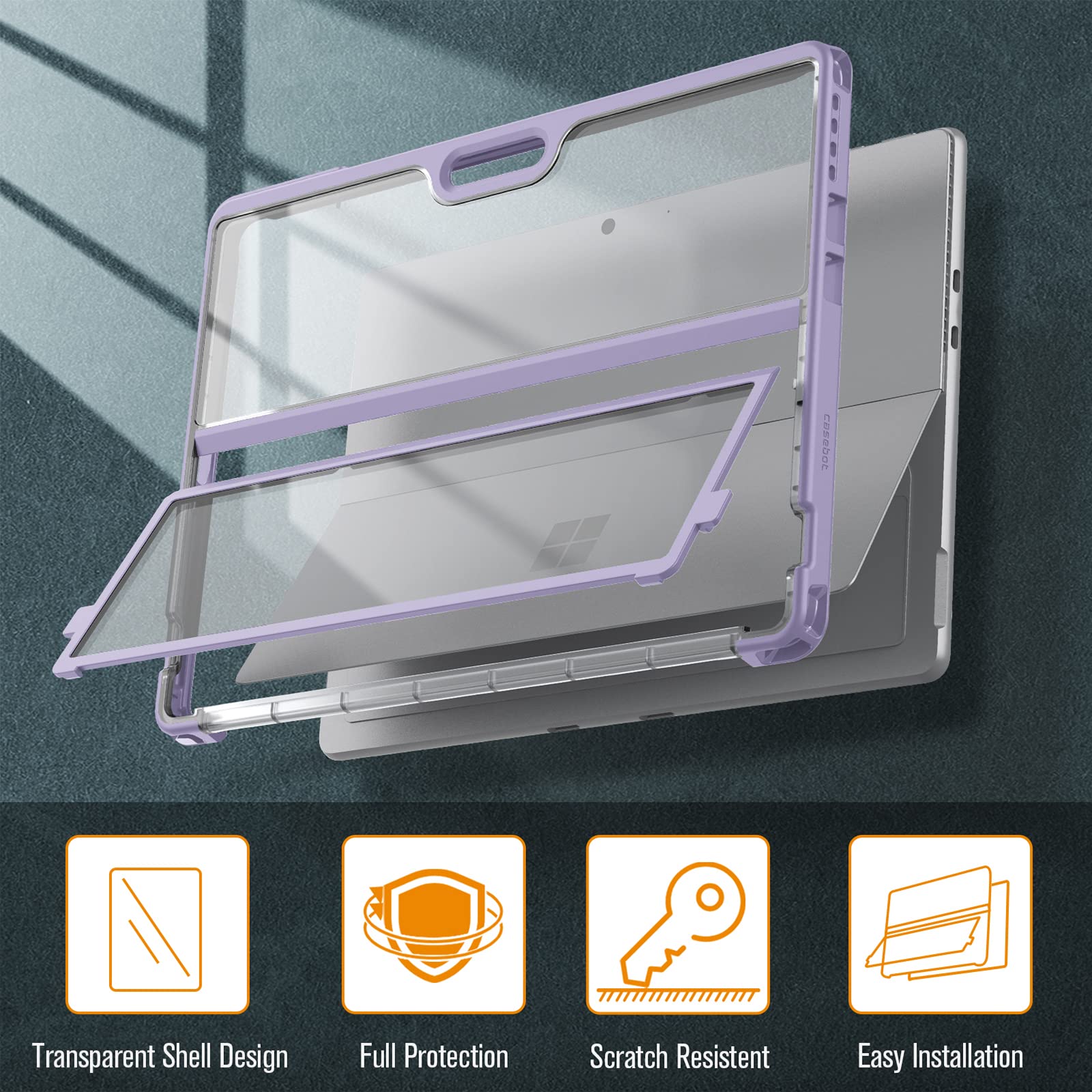 Amazon.co.jp: Fintie ハードケース 33cm Microsoft Surface Pro 12th